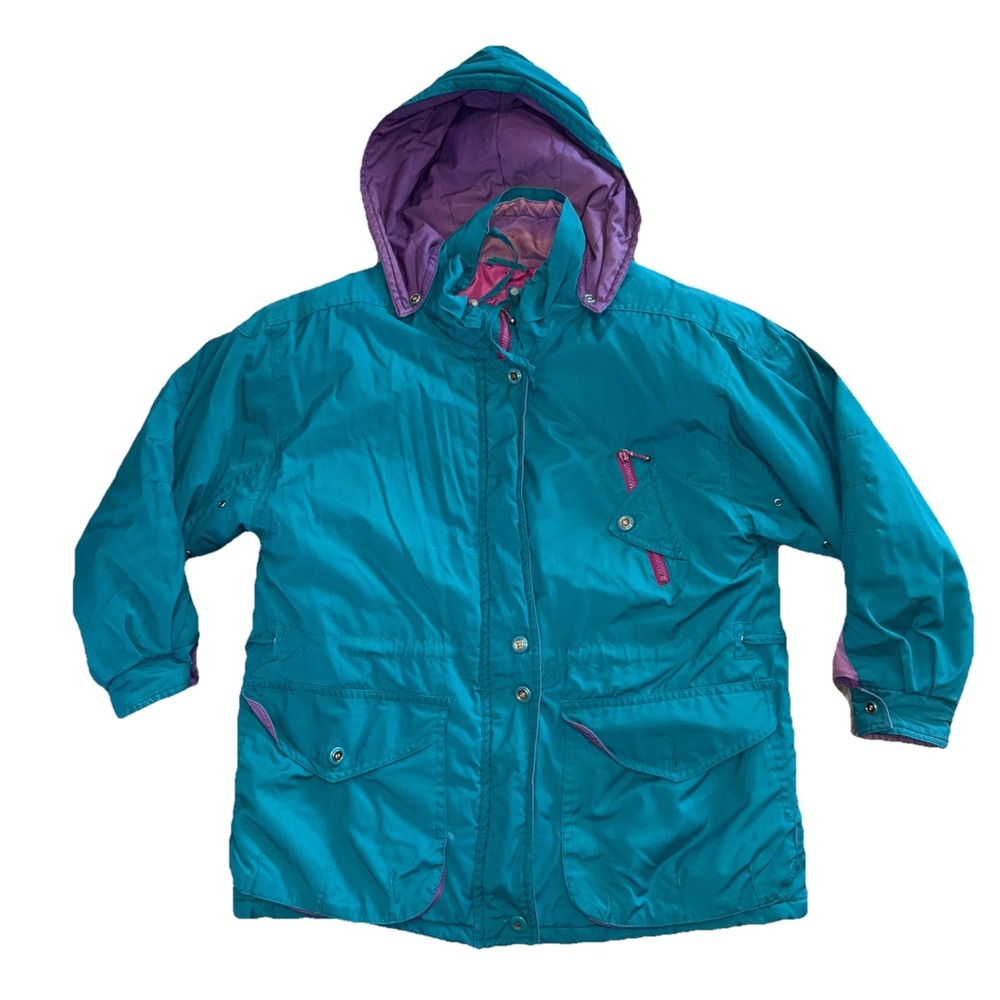 Vintage Outer Gear Women's Winter Ski Streetwear Coat 80's 90's Color Large